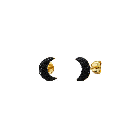 Moon Stud Earrings - Kuchi Collection