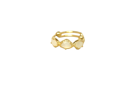 3 Stone Adjustable Ring