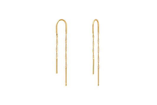 Double Chain Earrings - Adèle Collection