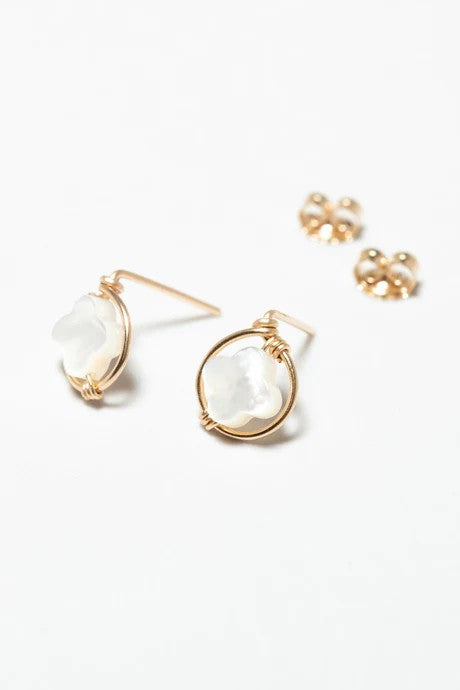 Swan Stud Earrings