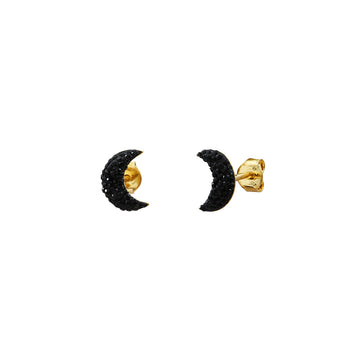 Moon Stud Earrings - Kuchi Collection