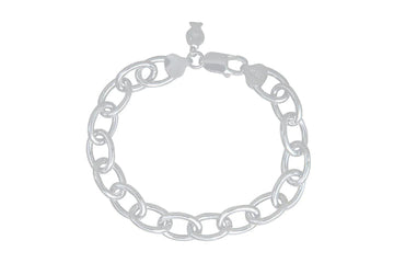 Large link Silver Bracelet - Intemporelles Collection