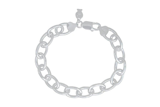 Large link Silver Bracelet - Intemporelles Collection