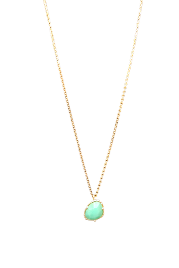 Medium Size Stone Pendant Necklace