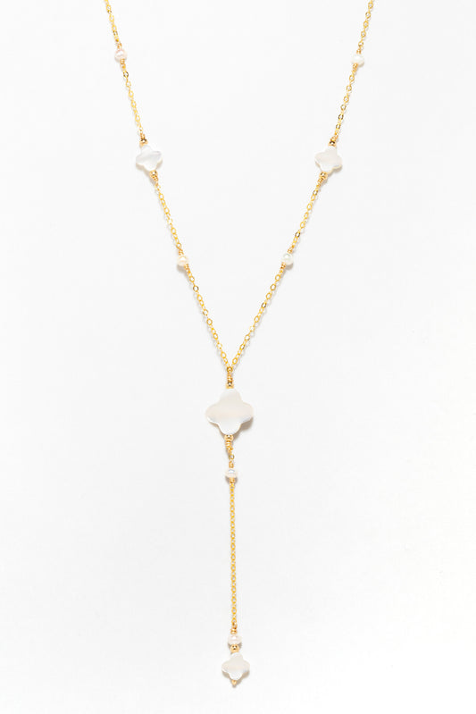 Long Tie Swan Necklace