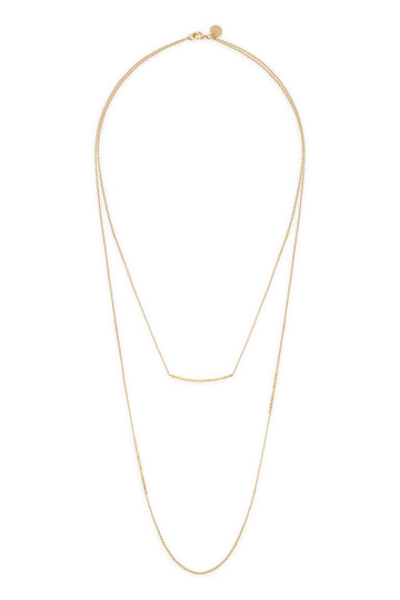 Double Row Necklace - Promesse Collection