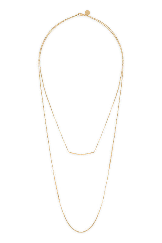 Double Row Necklace - Promesse Collection
