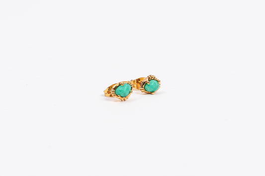 Small Size Stone Stud Earrings