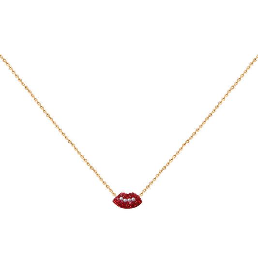 Necklace Mini Lips - Kuchi Collection