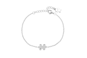 Puzzle Silver Bracelet - Intemporelles Collection
