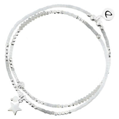 2 Row Star Elastic Bracelet