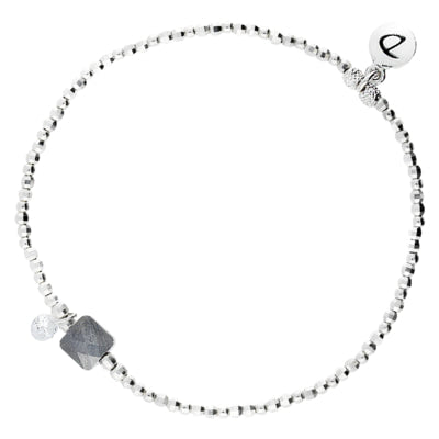 Semi Precious Stone Elastic Bracelet