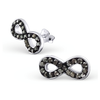 Infinity Sign Stud Earrings