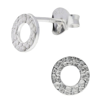 Circle Stud Earrings
