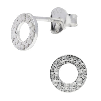 Circle Stud Earrings