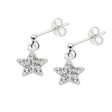 Crystal Star Stud Earrings