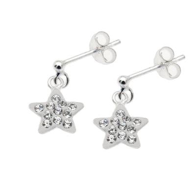 Crystal Star Stud Earrings