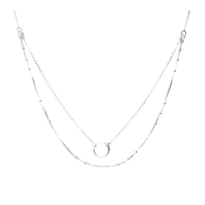 2 Row Circle Necklace