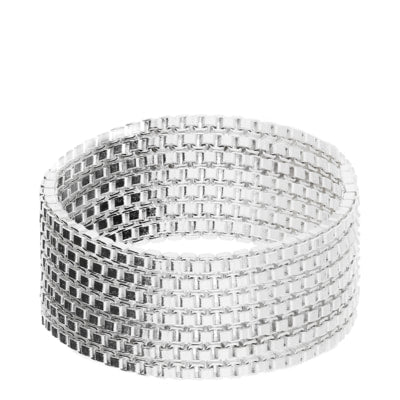 7 Square Row Elastic Ring