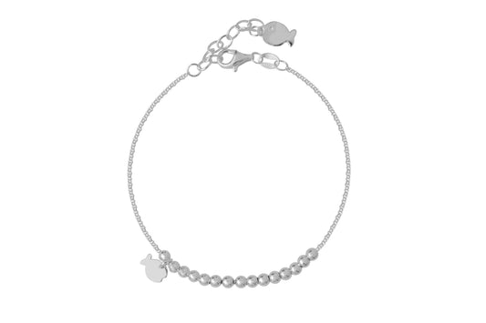 Silver Bracelet with Small Fish - Christine Collection